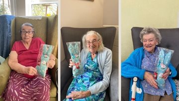 Leeds care home Residents receive homemade Easter gifts